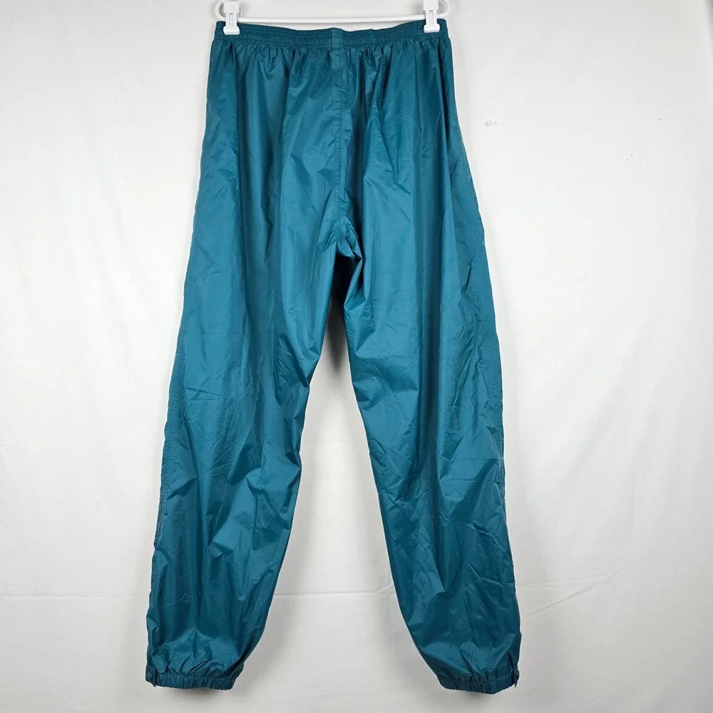LL Bean Stowaway Rainwear Gore-Tex Pants Mens XL Green Nylon Waterproof RainGear